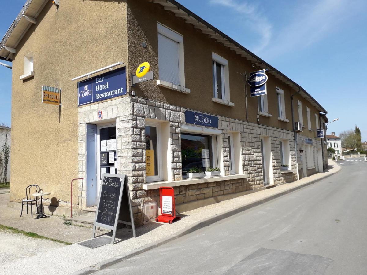 Le Corto Hotel Savigny-Levescault Bagian luar foto